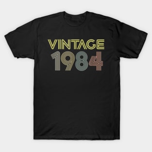 Vintage 1984 Best Year 1984 Original Genuine Classic T-Shirt